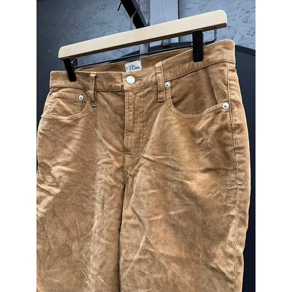 J. Crew Vintage Slim Straight Brown Corduroy Pants